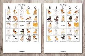 Free Printable Dog Bingo For Your Dog Loving Child In 2020 Puppy Dog Pictures Dog Breed Names Dogs