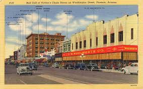 Washington Street Phoenix 1940s Jpg 915 571 Arizona History Arizona Washington Street