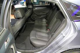 Hyundai sonata interior back seat. Guangzhou Live 2015 Hyundai Sonata