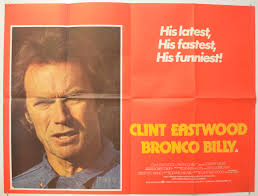Bronco Billy” (Style B) Original Quad Poster
