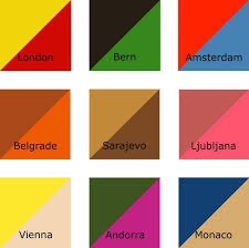 City Colours The Different Capital Cities Of Europe Munsell Color System Color Blog Colors