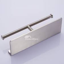 Finish brushed nickel remove this item. Double Brushed Nickel Toilet Paper Holder Brass Wall Mounted Tissue Roll Holder Modern Bathroom Paper Towel