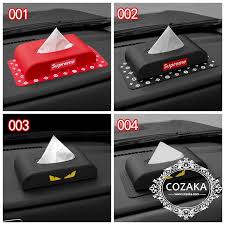 cozaka com シュプリームsupreme革ティッシュケース ティッシュケース 車内 おしゃれ ケース
