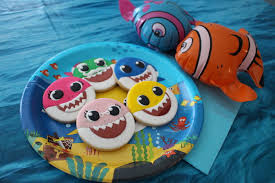 When decorating cookies, always use disposable pastry bags. Kara S Party Ideas Baby Shark Sugar Cookies Kara S Party Ideas