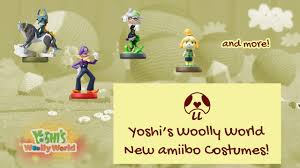 When the green, pink, light blue and mega yoshi amiibo figures are scanned on the gamepad, it will unlock double yoshi, which can join you in gameplay even if . Trajes Desbloqueables En Poochy Yoshis Woolly World Mejoress Com