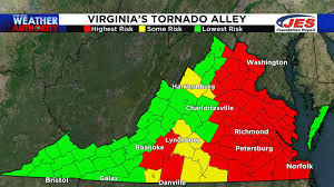 The map shows every tornado to touch down in the u. New Study Finds Certain Parts Of Virginia Are More Susceptible To Tornadoes Than Others