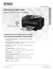 Works ok but if you have an epson workforce 2660 printer (possibly other epson printers) and use this ciss ink system then every time you turn off the printer power and turn it back on the ink actually google searching and looking on youtube so that i can install it correctly being it my first time. Epson Workforce Wf 2660 Manual