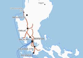 Lake taal , batangas city. Michelin Calabarzon Map Viamichelin