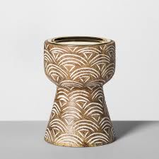 4 185 просмотров 4,1 тыс. Opalhouse Small Carved Wood Pillar Candle Holder