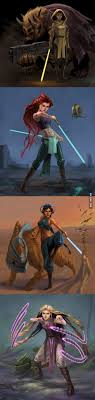 4 Disney Princess Jedi By Phill Berry 9gag Disney Princess Funny Disney Funny Disney Art