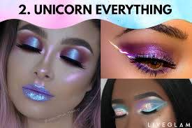 unicorn inspired makeup looks