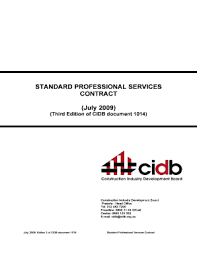 Contractors may accordingly subcontract portion of the work to. Cidb Professional Services Contract Fill Online Printable Fillable Blank Pdffiller