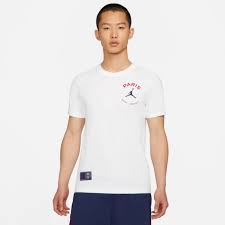 Check spelling or type a new query. T Shirt Jordan X Paris Saint Germain Logo White Basket4ballers