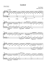 Browse all zoe wees pop sheet music musicnotes features the world's largest online digital sheet music catalogue with over 400,000 arrangements available to print and play instantly. Zoe Wees Control Sheet Music For Piano Pdf Piano Easy Klaviernoten Noten Klavier