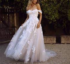 Ready To Ship Size 6 Nepheli Calliste Bride Wedding Dress Etsy Lace Applique Wedding Dress Off Shoulder Wedding Dress Lace Beach Wedding Dress