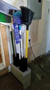 Maybe you would like to learn more about one of these? Diy Broom Or Tool Holder Broom Storage Broom Holder Diy Broom