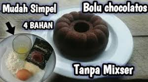 6 sdm tepung terigu protein sedang 6 sdm gula pasir 6 sdm minyak goreng 5 sdm air panas 2 sachet gery chocolatos bubuk 2 butir telur 2 sdm kental manis cokelat 1/4 sdt baking powder 1/4. Bolu Kukus Chocolatos Lembut Mudah Simple Hanya 1 Telur Tanpa Mixer Youtube