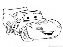 Coloriage gratuit de plusieurs voitures sympas à imprimer et à colorier. Coloriage Voiture Flash Mcqueen De Course Dessin Gratuit A Imprimer