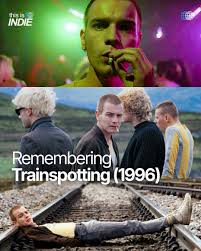 🎬🔊❤️‍🔥 On 23 February 1996, Trainspotting, directed by Danny Boyle and  based on the novel by Irvine Welsh, was released in the United Kingdom. Set  in Edinburgh, the film follows a group