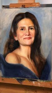 Painted this alla prima portrait today of the stunning Augustina. She has  been an incredible host during my residency at @almenaracollection over the  past couple of weeks., A huge thank you to her for ...