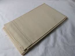Drap Ancien Toile Metis Lin Coton Neuf Fleur Bleue Rideau Tenture Avec Jours Draps Anciens Tenture Rideaux