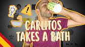 There's one in the bathtub and two in the hamper. How To Say Go Take A Bath In Spanish Youtube