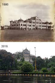Mumbai Police Headquarters (then Royal Alfred Sailors' Home), Mumbai, India. Built 1876. photos from 1880 and 2018. : r/OldPhotosInRealLife