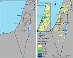 Explore detailed map of ashkelon, ashkelon travel map, view ashkelon city on ashkelon map, you can view all states, regions, cities, towns, districts, avenues, streets and popular. Map Of Israel Main Cities And Population Density A Map Of Israel And Download Scientific Diagram