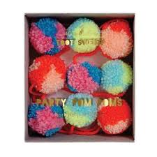 Meri Meri Rainbow Pom Pom Garland Etsy In 2020 Pom Pom Crafts Mini Garland Pom Pom Garland