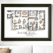 Drawhouse Shared A New Photo On Etsy Office Floor Plan Office Poster Office Layout