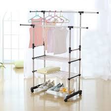 Jual Promo Rak Jemuran Baju Double Rak Tempat Hanger Rak Tempat Sendal 3 Susun Di Lapak Toko Ariyantias Bukalapak