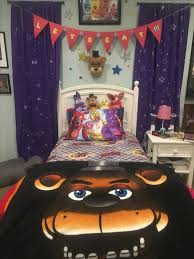 Five Nights At Freddys Room Ikea Pink Comforter Target Fnaf Twin Bed Sheets Freddy Plush Throw Fnaf Sanshee Tween Boy Bedroom Bedroom Night Twin Bed Sheets