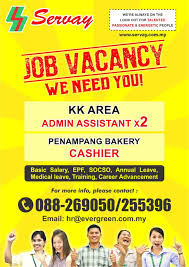 Administrative assistant, staf administrasi, account clerk and more on indeed.com. Kerja Kosong Sabah 2018 Admin Assistant Cashier Jawatan Kosong Terkini Negeri Sabah