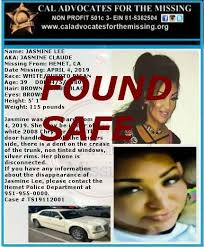 UPDATE: Jasmine Lee has been found safe. Thank you all for sharing and  looking for her. #CalAdvocatesfortheMissing