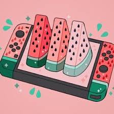 Watermelon An Art Print By Meyoco Cute Kawaii Drawings Cute Animal Drawings Kawaii Cute Drawings