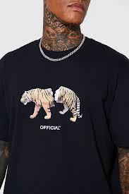 Oversized Tiger Graphic T Shirt Boohoo