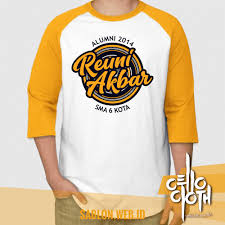 Gambar desain model kaos olahraga sekolah terbaru …. Logo Kaos Reuni Sma