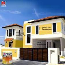 Soal estestika, pilihan warna cat eksterior rumah minimalis sangat banyak. Contoh Warna Rumah Nippon Paint