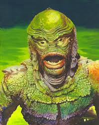 Creature From The Black Lagoon I Love This He Is So Funny Looking Black Lagoon Famous Monsters Creatures