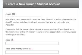Free turnitin account and password_ class id enrollment key free. 2