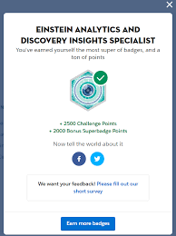 Einstein Analytics And Discovery Insights Specialist Step 2 Salesforce Developer Community