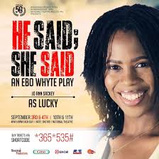 Hannah: Do you still love me at all? Barimah K: Ah, the big stupid question  Lucky: It's not a big stupid question. And why can't men answer simple  questions? Hannah: I asked