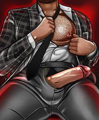 Boner in suit porn