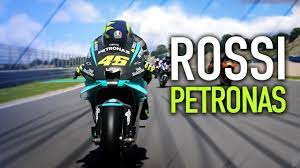 Lo pensé mucho antes de tomar esta decisión, porque el desafío es cada vez más y más caliente. Valentino Rossi At Petronas Yamaha Motogp 20 Motogp 2020 Game Youtube