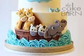 Noah S Ark Cake Noahs Ark Cake Noahs Ark Baby Shower Baby Shower Cakes