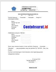 Contoh Surat Keterangan Penghasilan Surat Pemerintah Berhasil