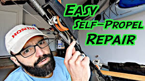 What does the lawnmower cable do? How To Repair Self Propelled Lawn Mower Cable Easy Self Propel Repair Youtube