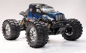 The latter makes this beast ready for any challenge. Amazon Com Exceed Rc 1 8 Th Scale 2 4ghz Monster Truck Madbeast Nitro Gas Rtr Version Black Blue Toys Games