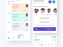 Hair Salon App Cards Dashboard Website Profile Landing Page Mobile App Inspiration Web Design Websites App
