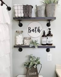 Pottery barn offers many solutions to help keep your bathroom towels organized and handy. Farmhouse Homes On Instagram These Bathroom Shelves Are So Cute Would You Want A Farmhouse Ba Small Bathroom Decor Bathroom Decor Diy Shelves Bathroom